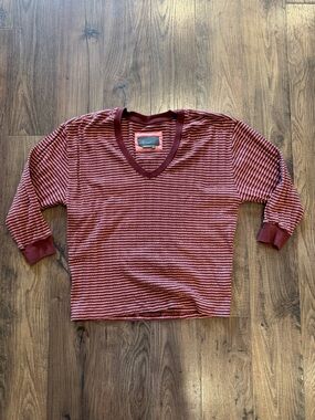 Anthropologie Hannah Striped Scoop Neck Tee